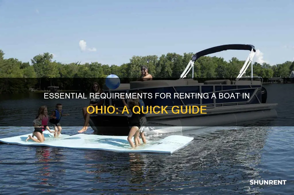 what do you need to rent a boat in ohio