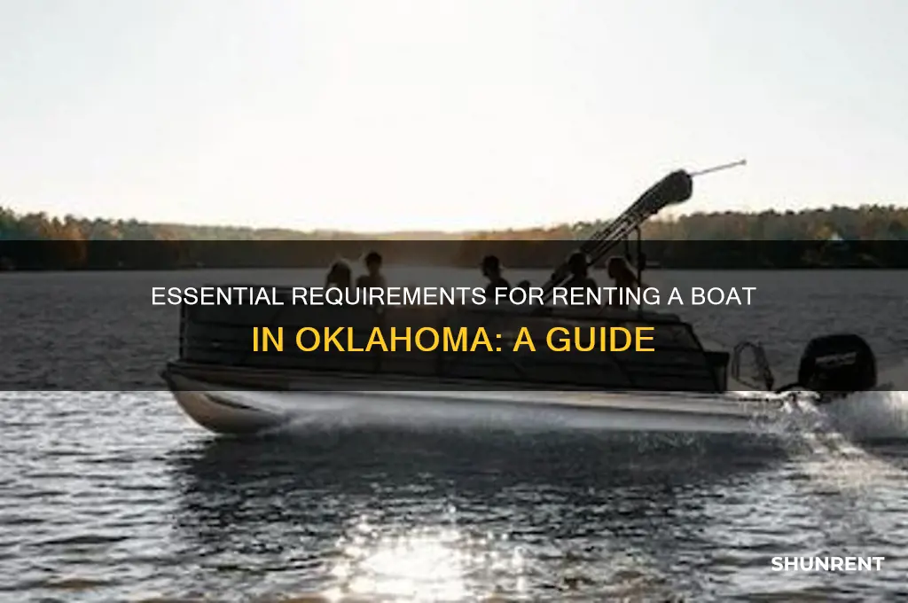what do you need to rent a boat in oklahoma