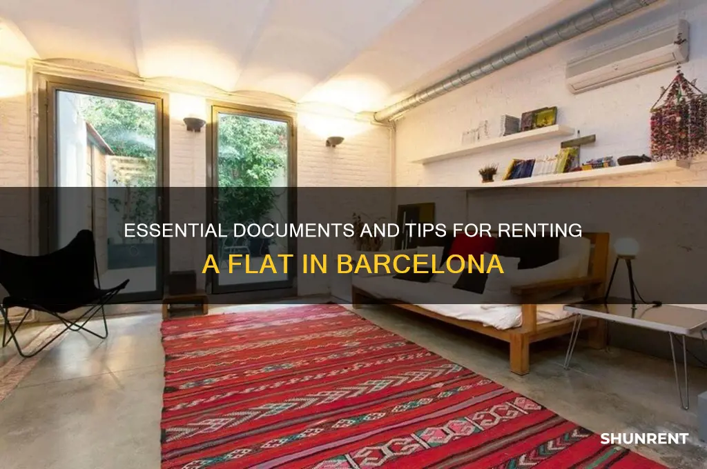 what do you need to rent a flat in barcelona