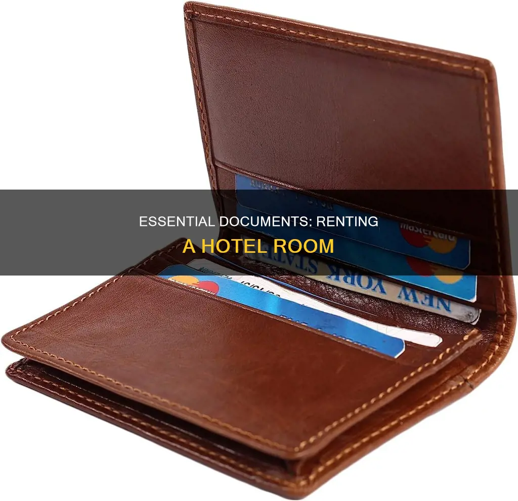 what do you need to rent a hotel