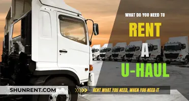 Essentials for Renting a U-Haul Truck