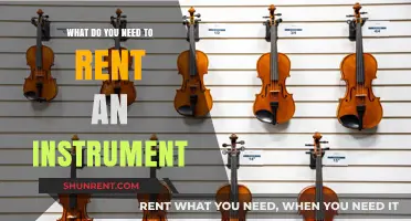 Essential Requirements for Renting Musical Instruments: A Comprehensive Guide