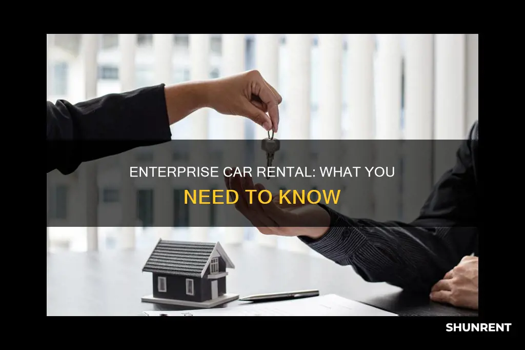 what do you need to rent from enterprise