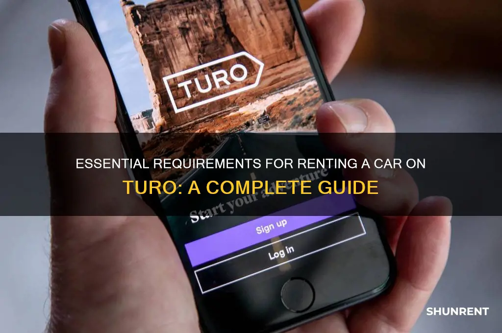 what do you need to rent turo