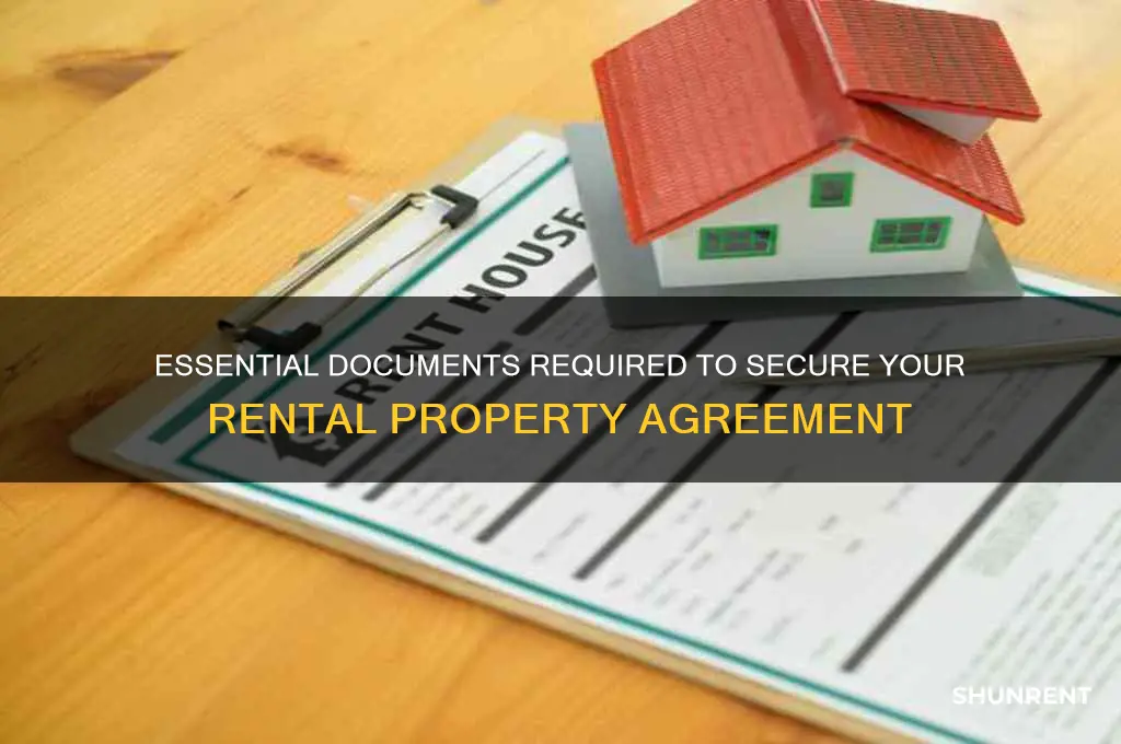 what do you need to sign to rent a place