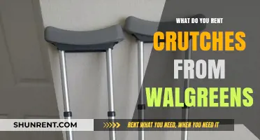 Where to Rent Crutches: Walgreens Rental Options and Process