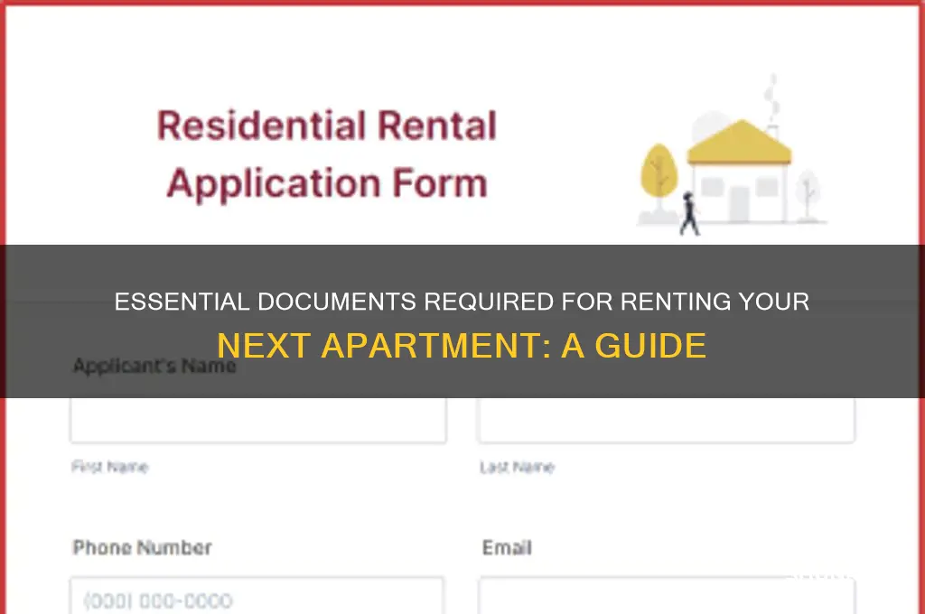 what documentation do i need to rent an apartmnet