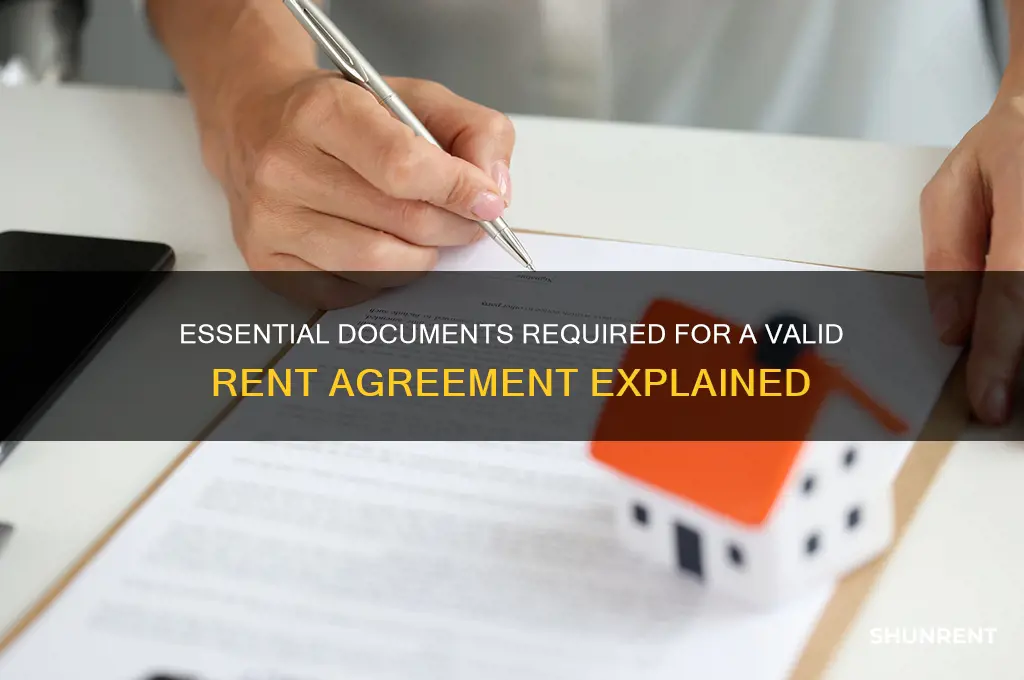 what documents are needed for rent agreement