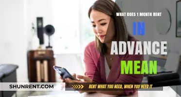 Understanding 1 Month Rent in Advance: What Tenants Need to Know