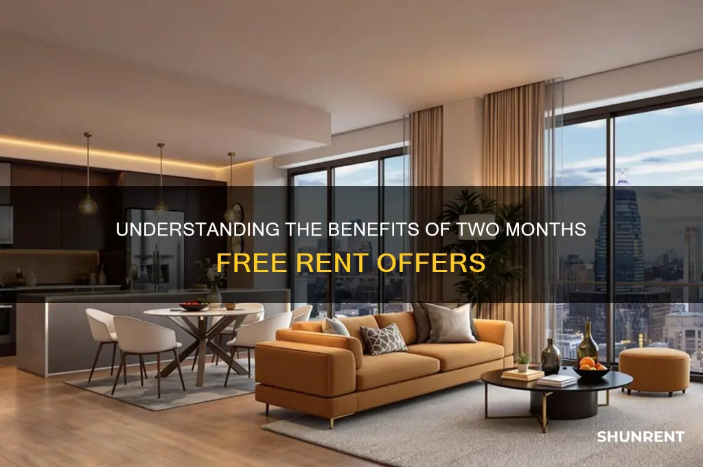 what does 2 months free rent mean