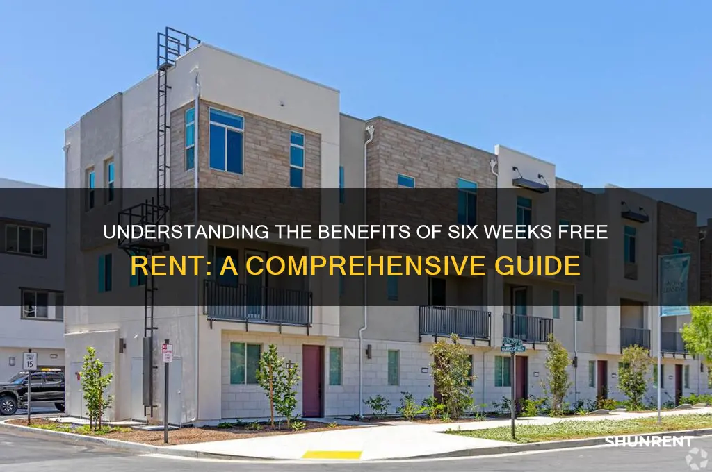 what does 6 weeks free rent mean