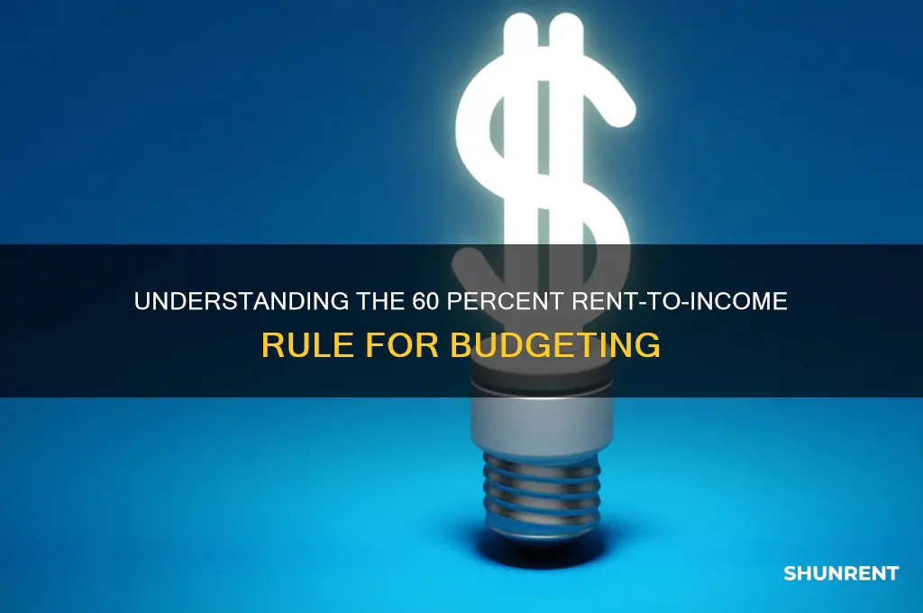 what does 60 percent for rent to income