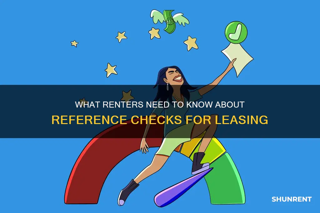 what does a reference check for renting