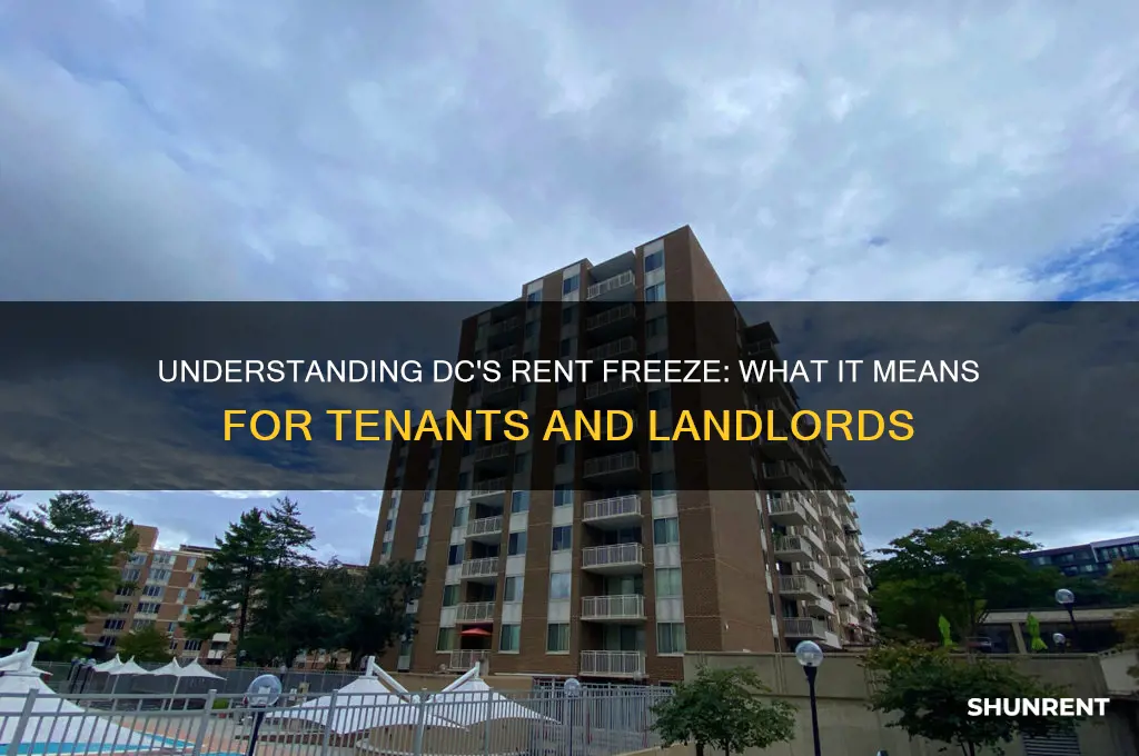 what does a rent freeze mean in dc