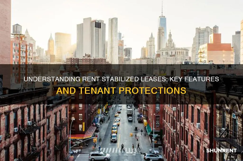 what does a rent stabilized lease look like