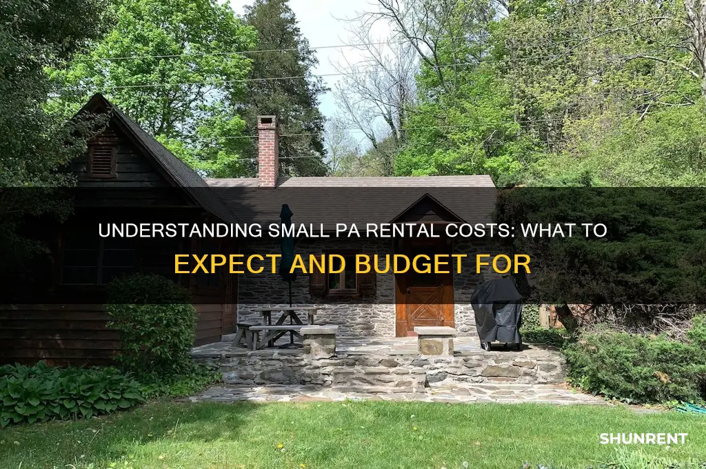 what does a small pa rent for