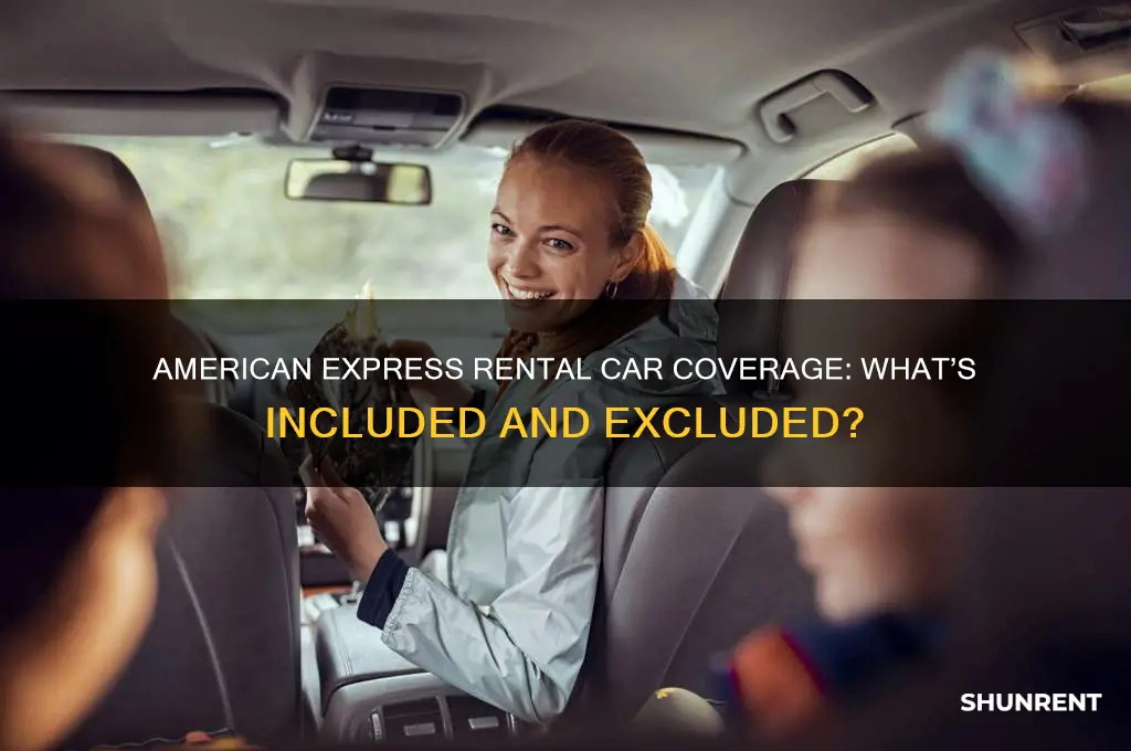 what does american express cover when renting a card