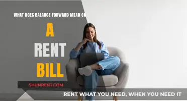 Understanding Balance Forward on Rent Bills: A Clear Explanation