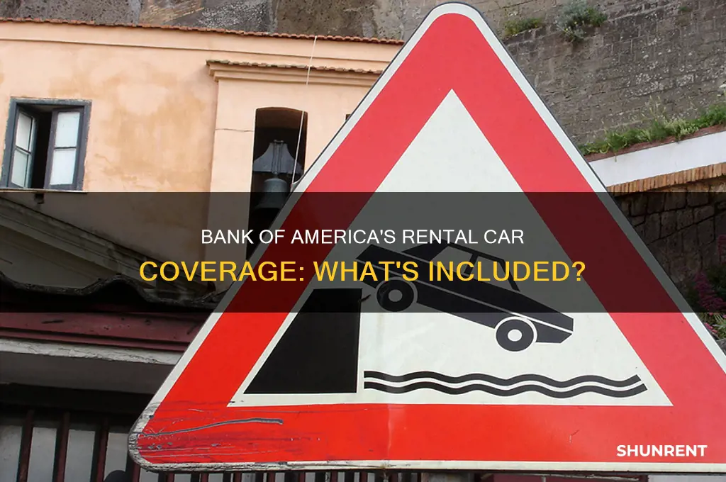 what does bank of america cover when renting a vehicle