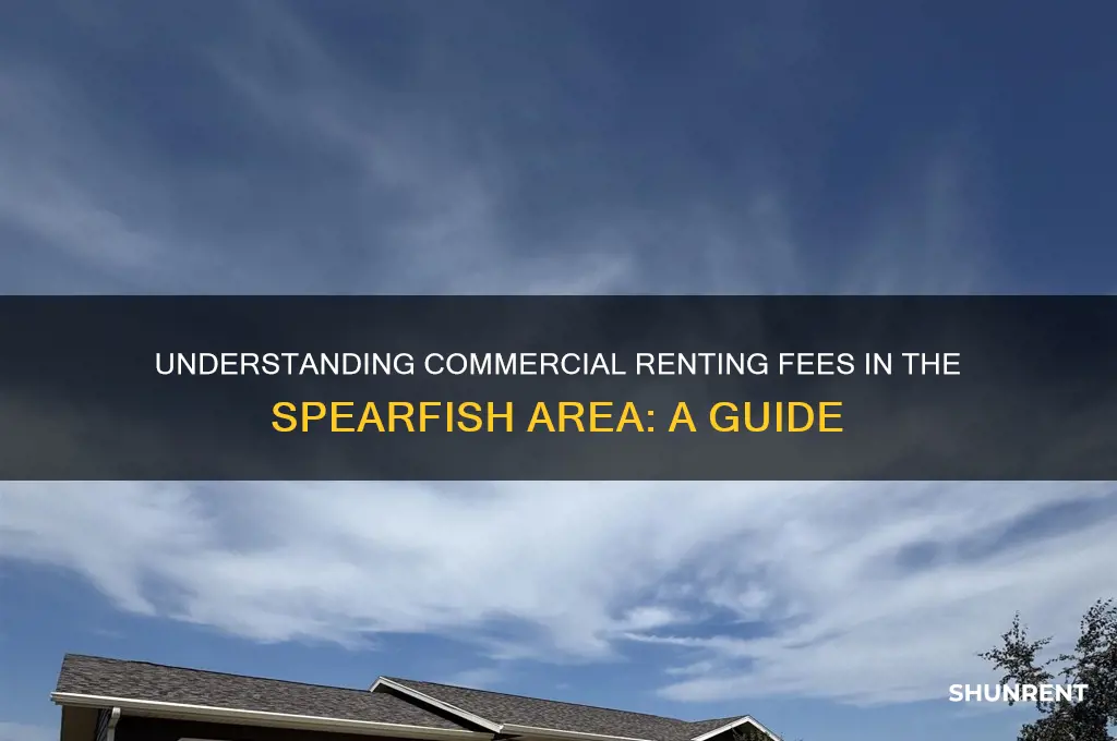 what does commercial renting fees in the spearfish area