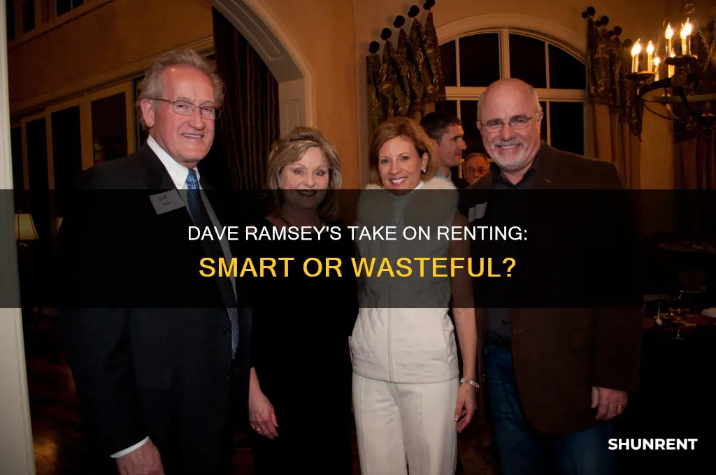 what does dave ramsey say about renting