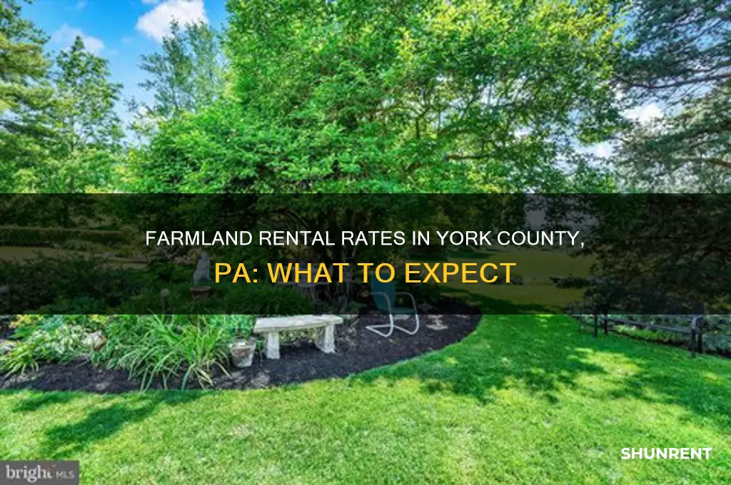 what does farm land rent for in york county pa