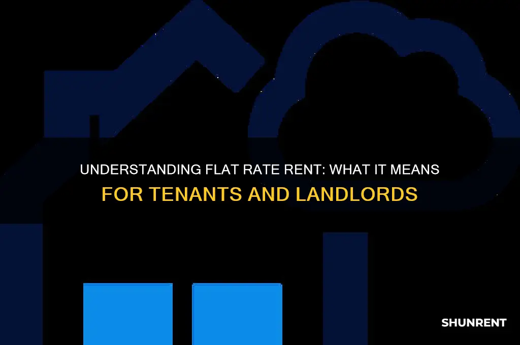 what does flat rate mean in rent