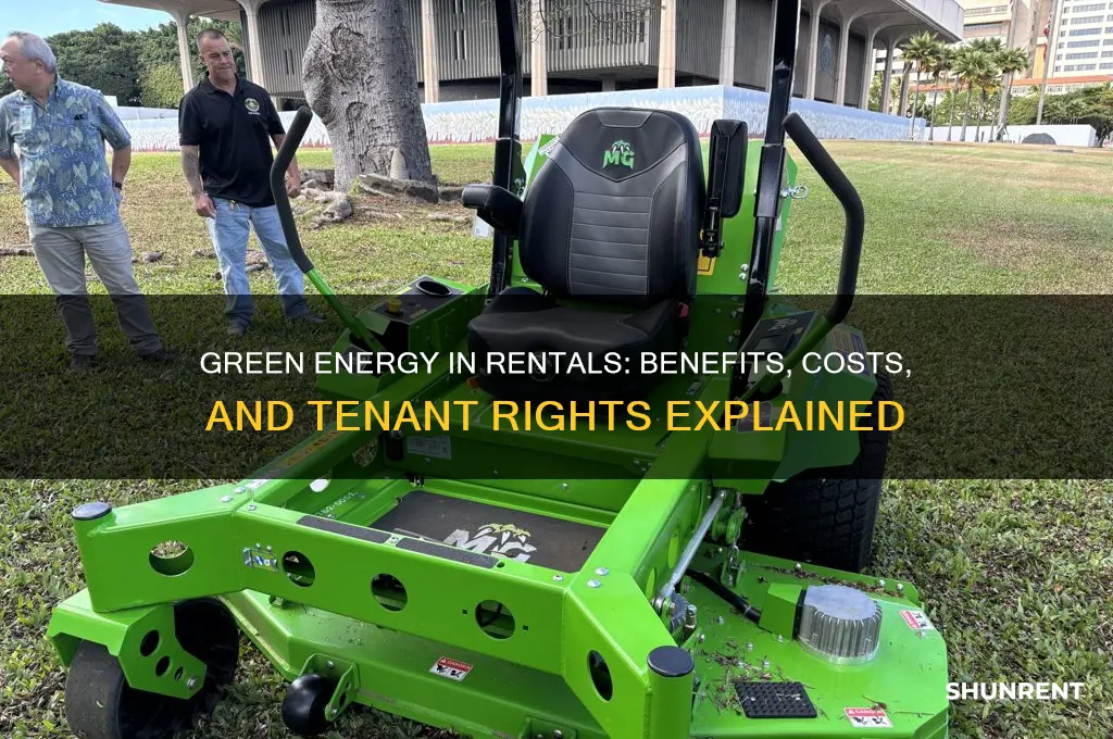 what does green energy mean for renting
