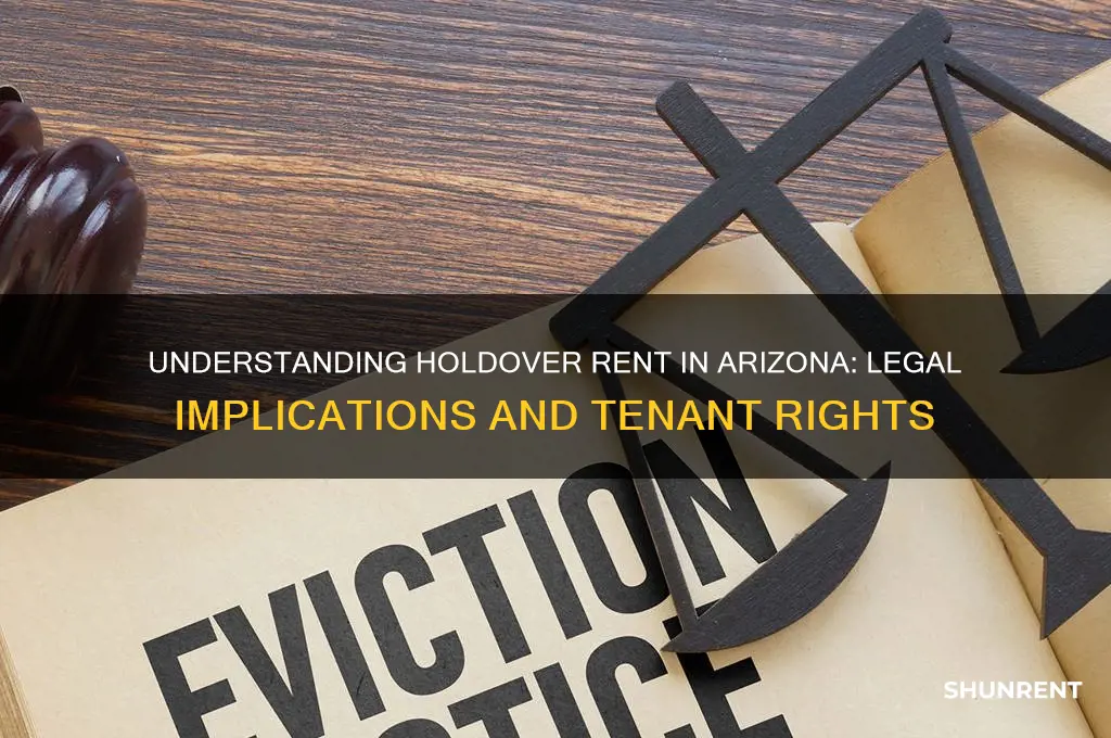 what does holdover rent mean in arizona state