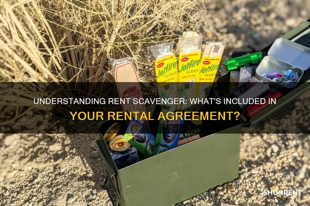 what does included in rent scavenger mean