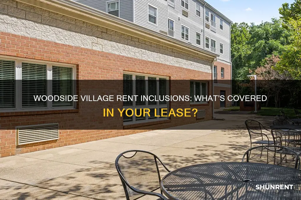 what does included on the rent for woodside village