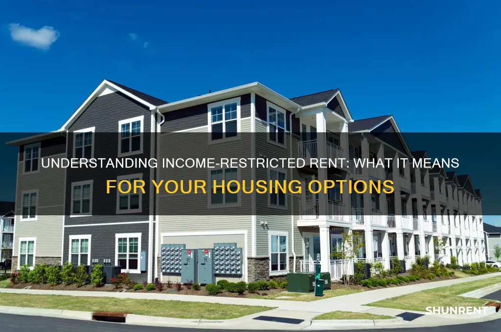 what does income restricted mean for rent