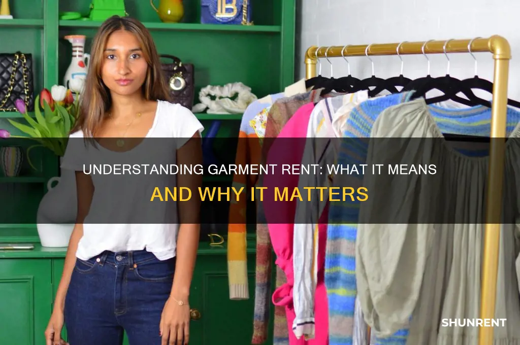 what does ir mean to have a garment rent