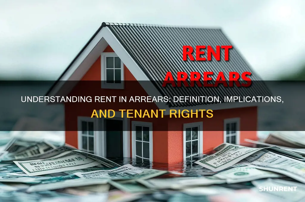 what does is rent in arrears mean