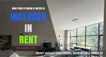 Water Included in Rent: Understanding Its Impact on Your Lease
