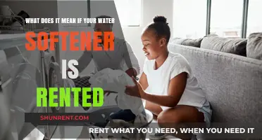 Rented Water Softener: What It Means for Your Home and Wallet