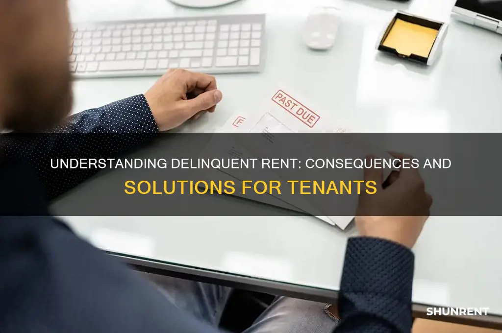 what does it mean to be delinquent on rent