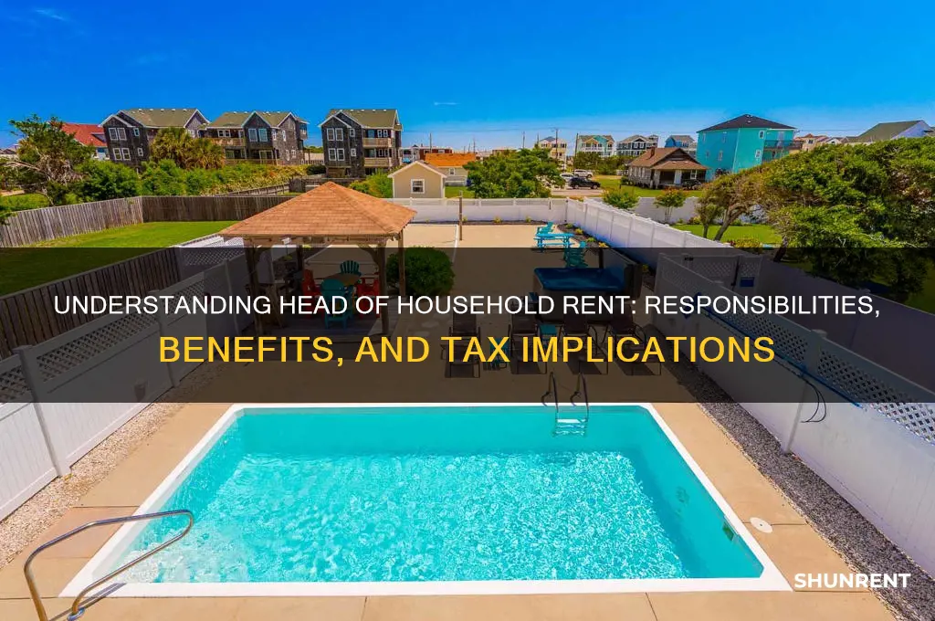 what does it mean to be head of household rent