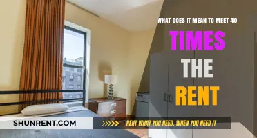 Understanding the 40x Rent Rule: What It Means for Renters