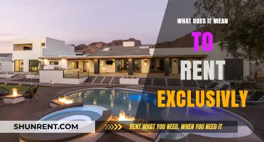 Understanding Exclusive Rentals: What It Means to Rent Exclusively
