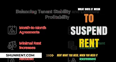 Understanding Rent Suspension: What It Means and How It Works