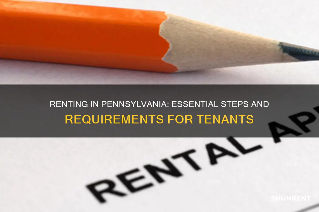 what does it take to be a renter in pennsylvania