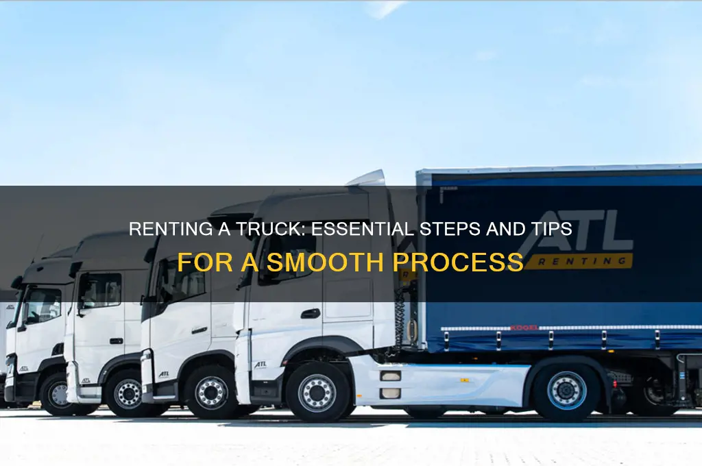 what does it take to rent a truck