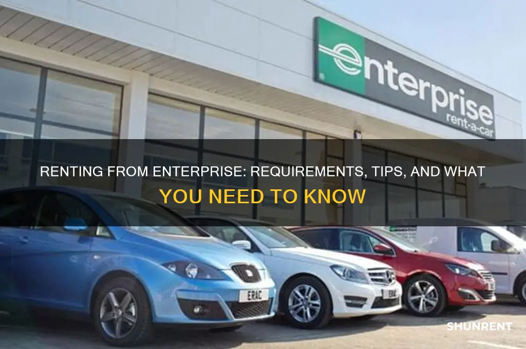 what does it take to rent from enterprise