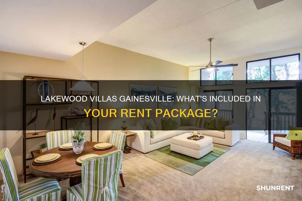 what does lakewood villas in gainesville rent include