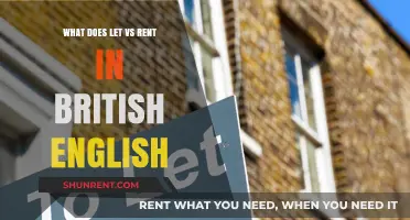 Let vs Rent in British English: Understanding the Key Differences