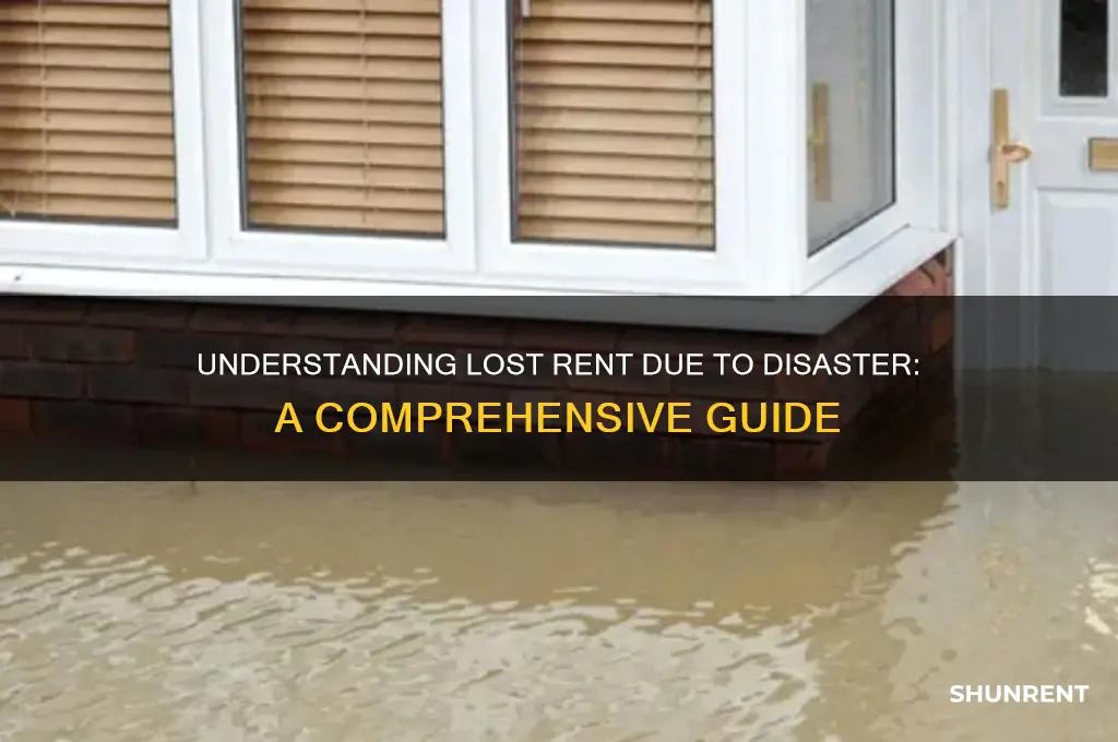 what does lost rent due to disaster mean