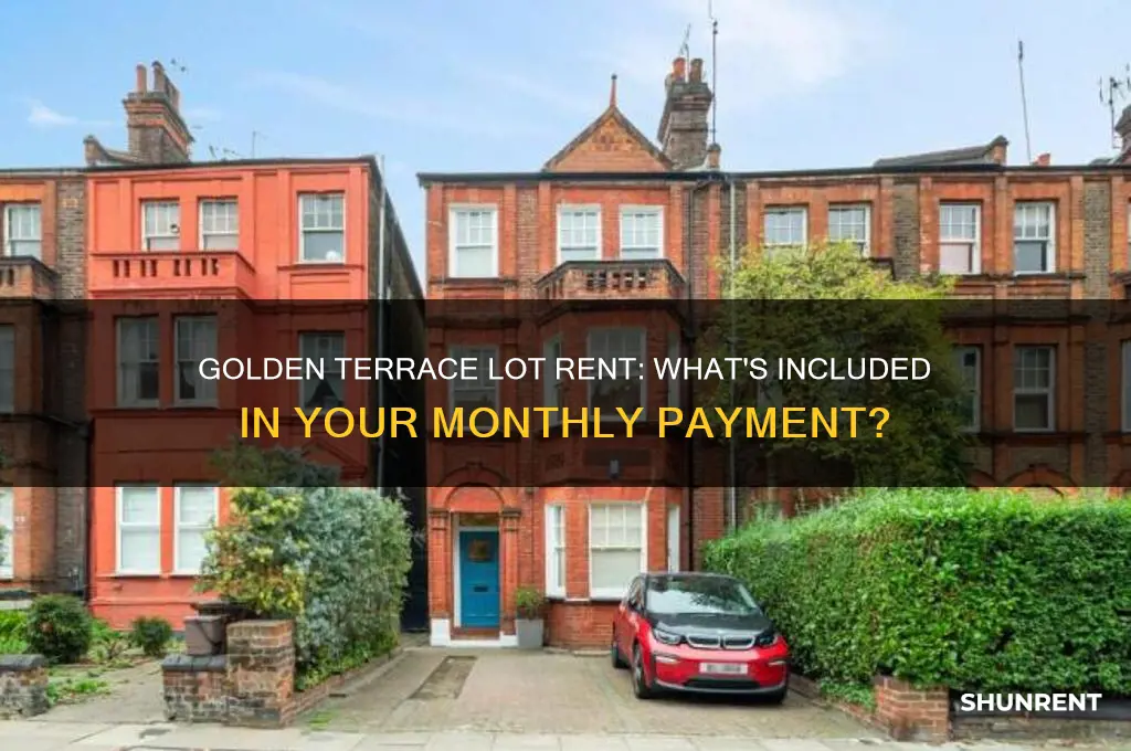 what does lot rent include at gokden terrave golden co