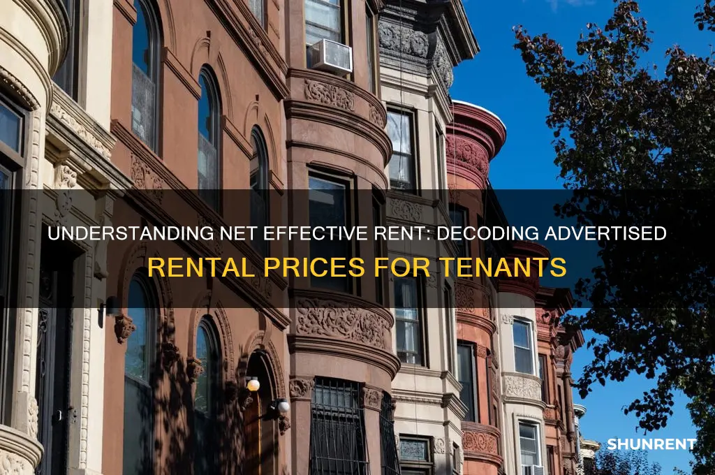 what does net effective rent advertised mean