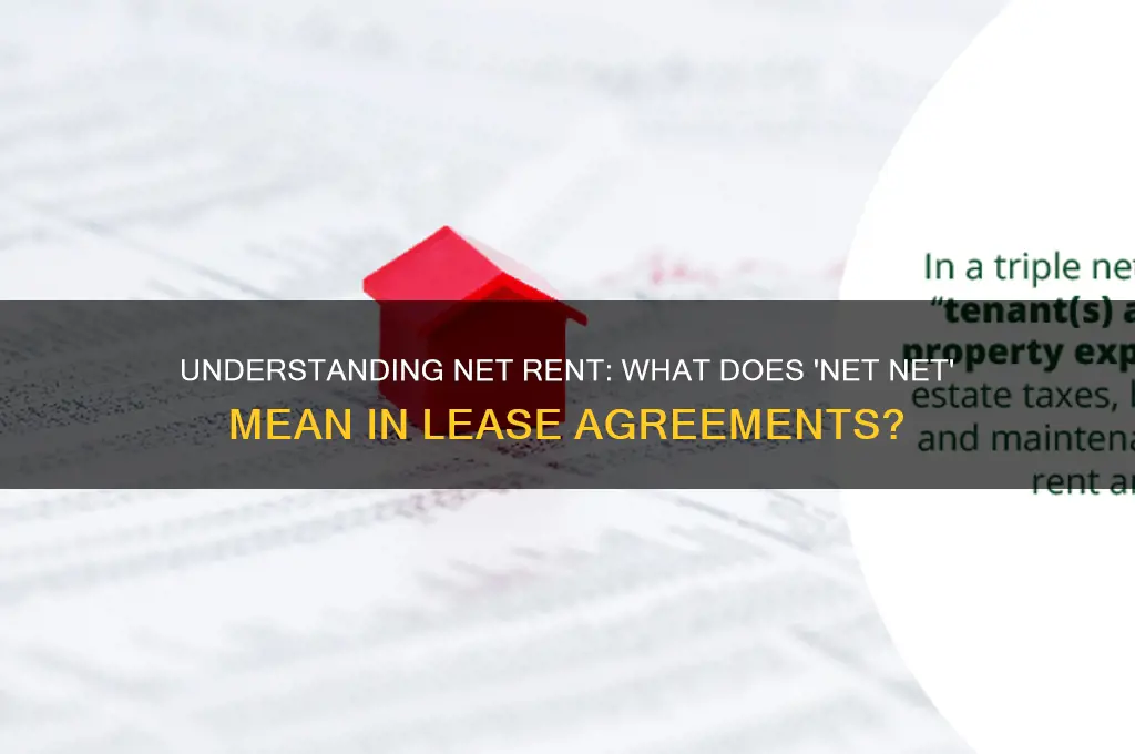 what does net net mean in rent
